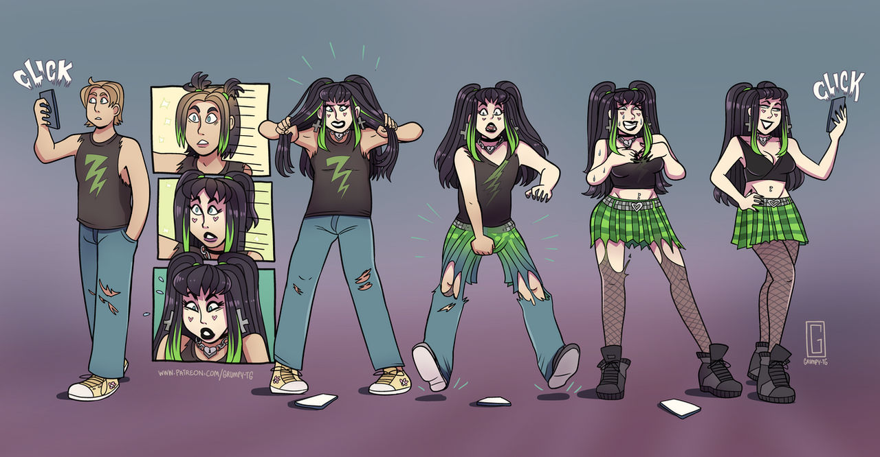 Grumpy Tf Help! I Turned Into An E-Girl - TG Transformation by Grumpy-TG on ...