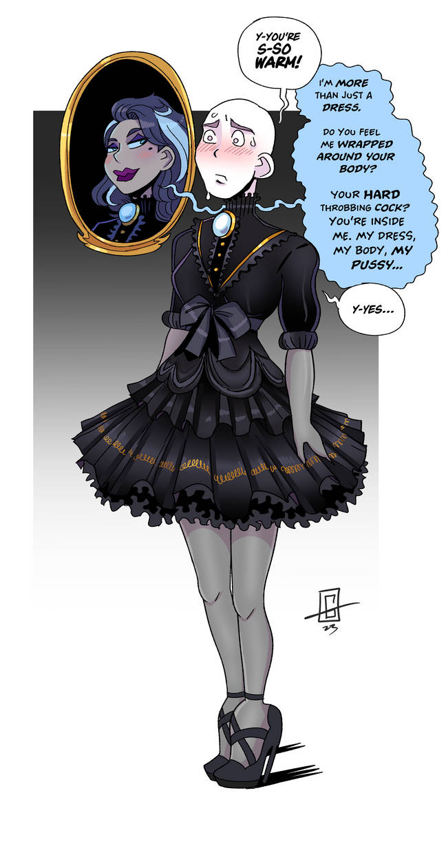 Dress Ghost Pinup by Grumpy-TG on DeviantArt