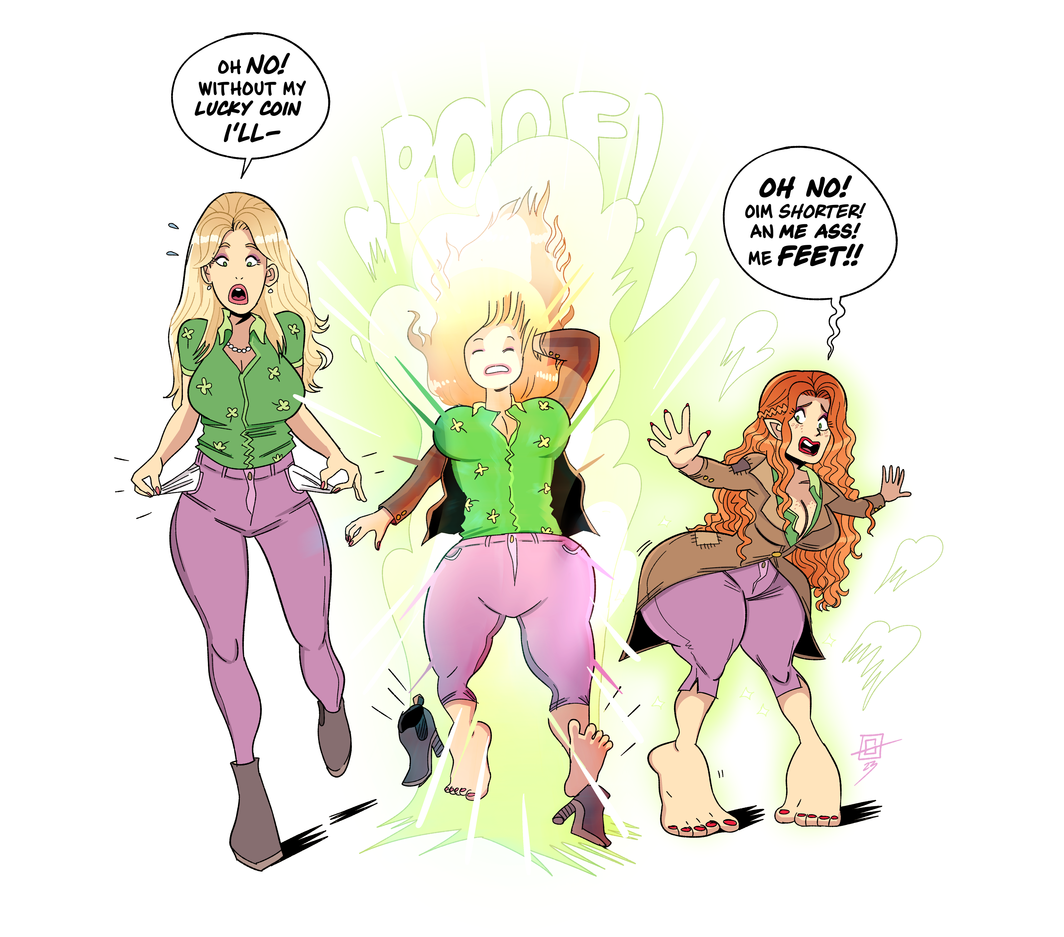 Transformations Grumpy A bit o' bad luck! - Leprechaun Transformation by Grumpy-TG on DeviantArt