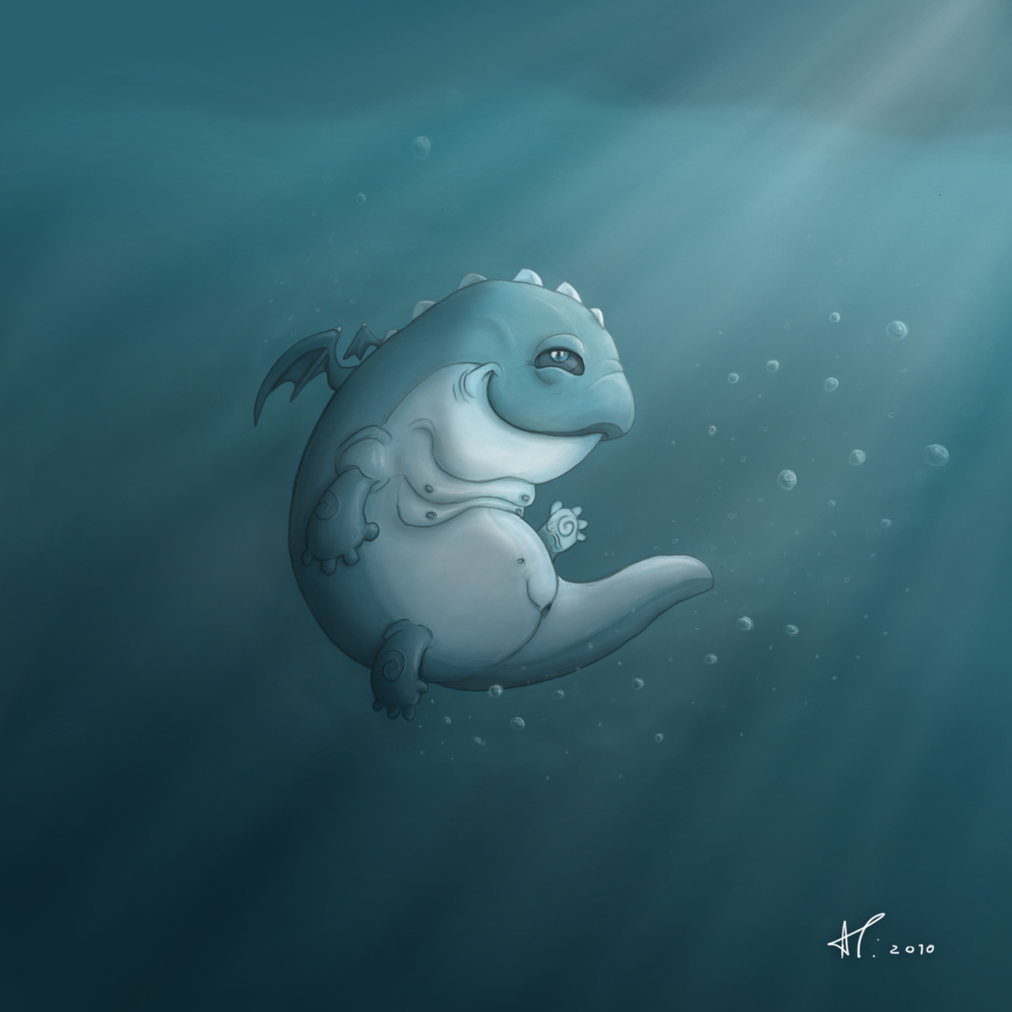 Lusitanian sea monster cub