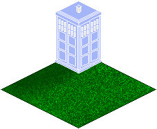 TARDIS in Field Animation