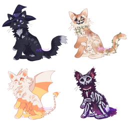 halloween kitties [CLOSED]