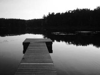 Black and White Dock