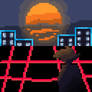 Pixel Synthwave 