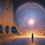 Person looking the universe (No HD)