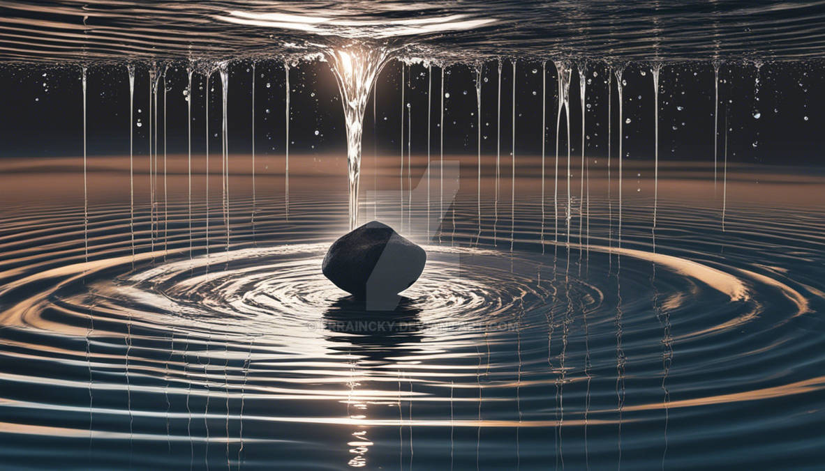 Stone between the waters