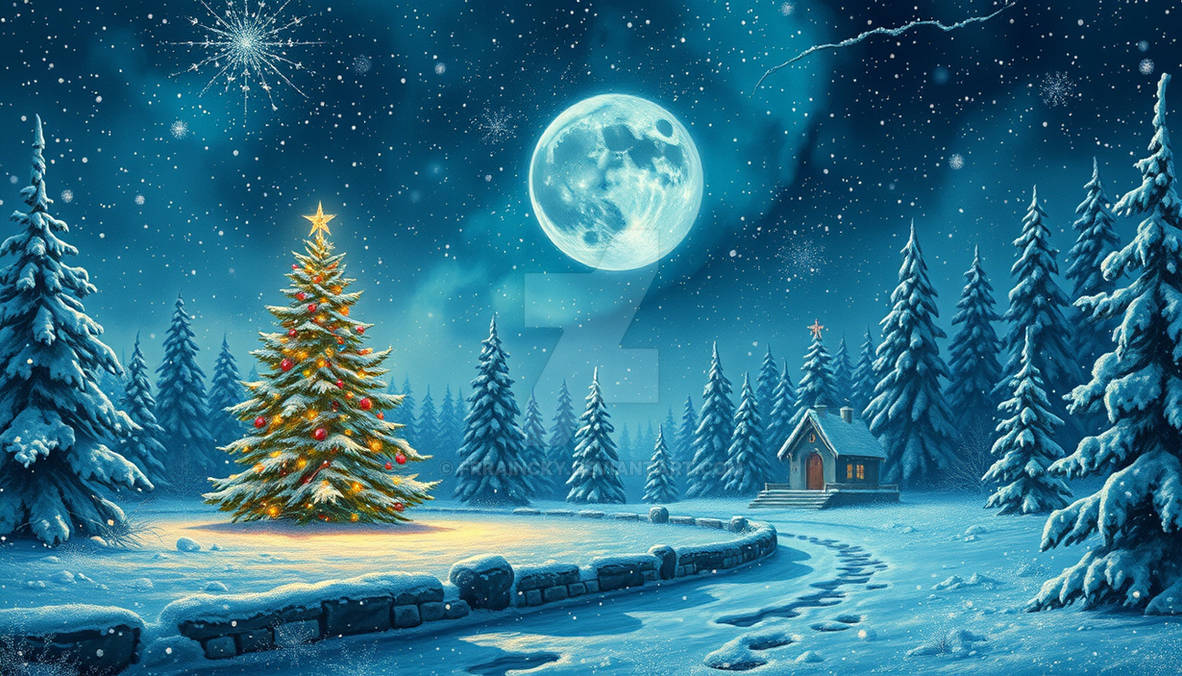 Shining Star and Christmas Tree