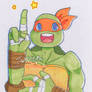 Tmnt Copic Mikey