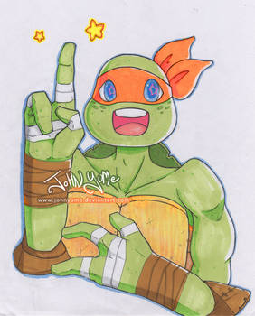 Tmnt Copic Mikey