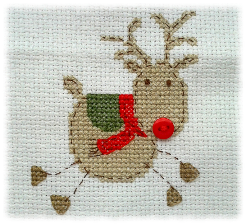 Reindeer Cross-Stitch