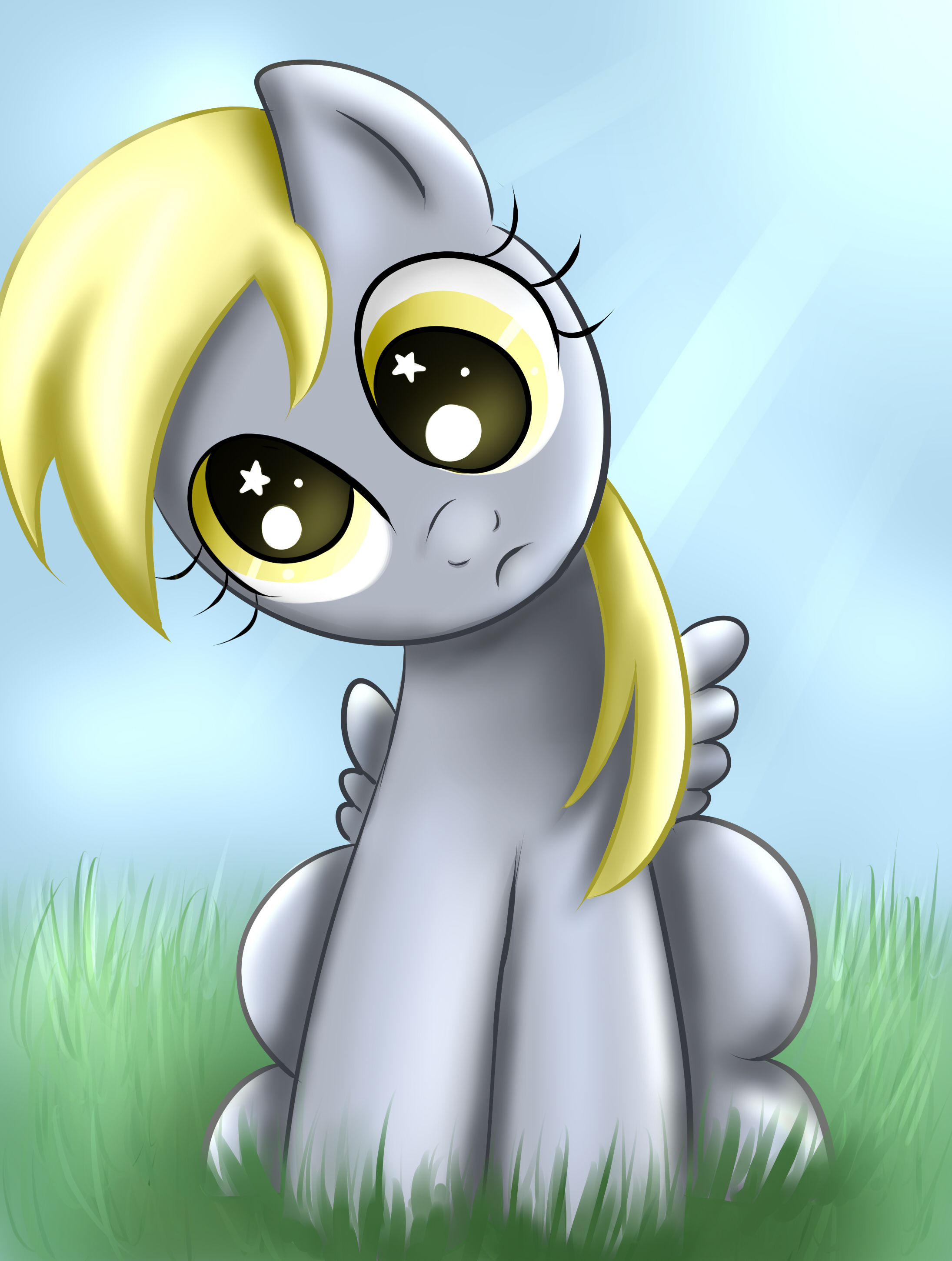 Curious Derpy :3