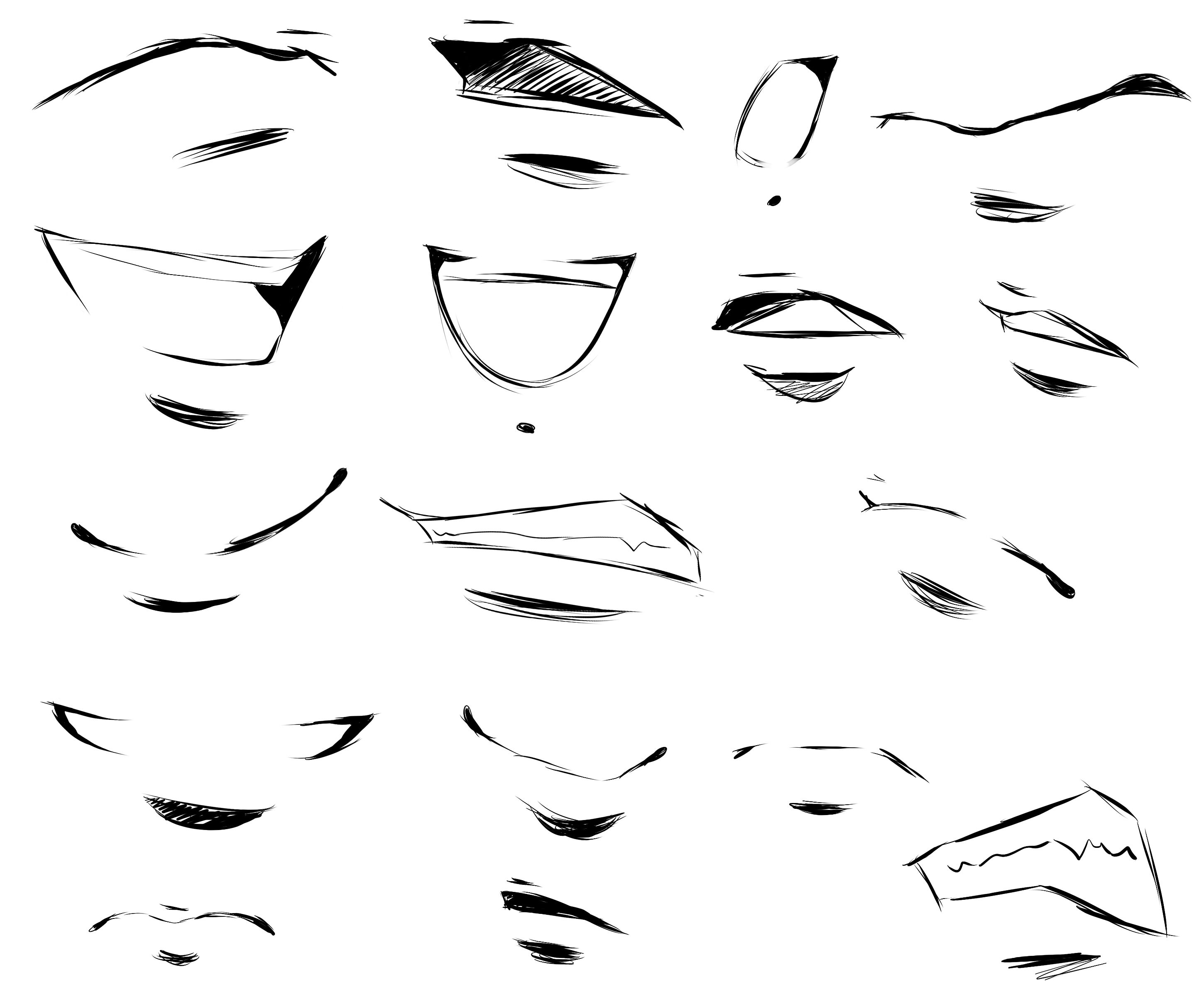 Mouth reference in Mishima Kazuhiko style~ by MarkianaTC on DeviantArt