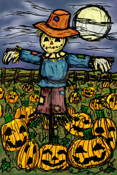 Pumpkin Patch Scarecrow