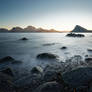 Sunrise on the Lofoten Islands, Norway