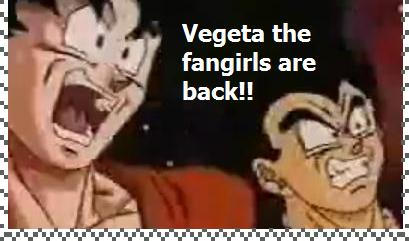 Goku and Vegeta stamp