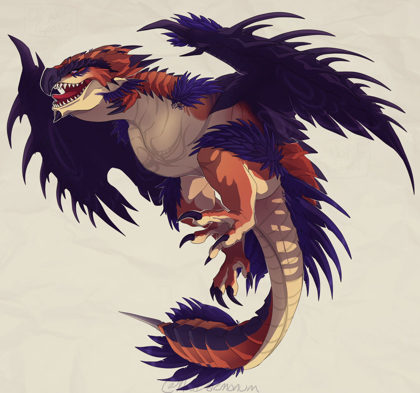 Color Picture Razorwing Dragon Razewing by Ars-Daemonum on DeviantArt