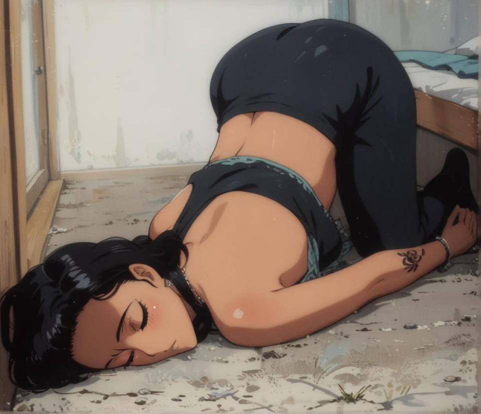 girls face down butt up