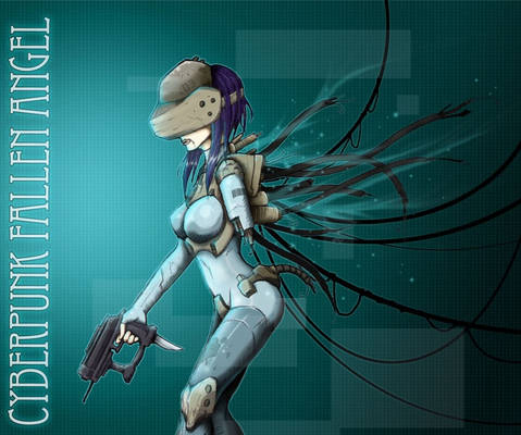 Cyberpunk Fallen Angel