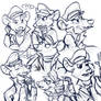 Basil s lowlife ruffian s disguise sketches