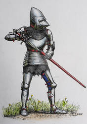 Knight from the early XV century