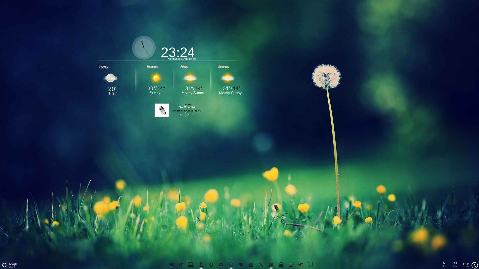 Rainmeter Screenshot