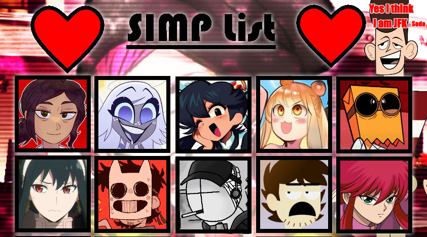 Soda Simp List #3 by Zach096 on DeviantArt