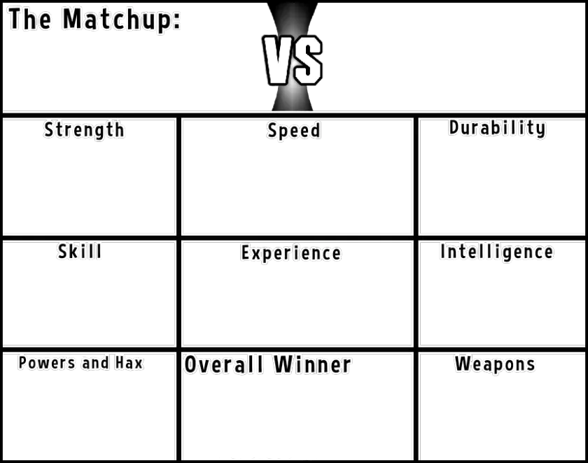 VS Debate Chart Template by Zach096 on DeviantArt