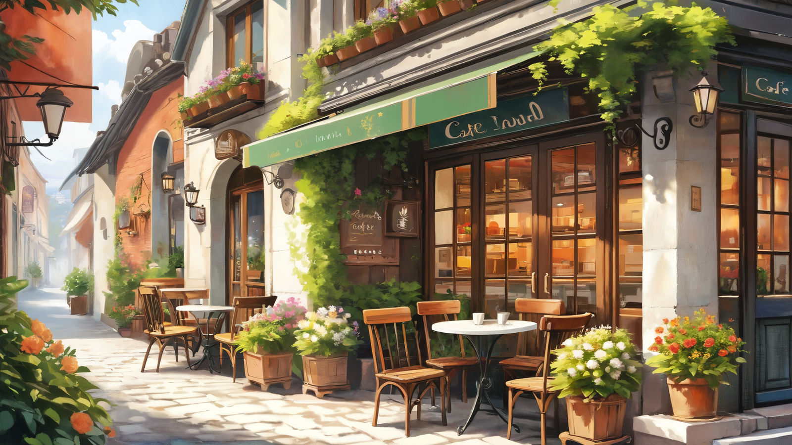 Cafe Blue Deviantart Cafe by ChristophThomas on DeviantArt