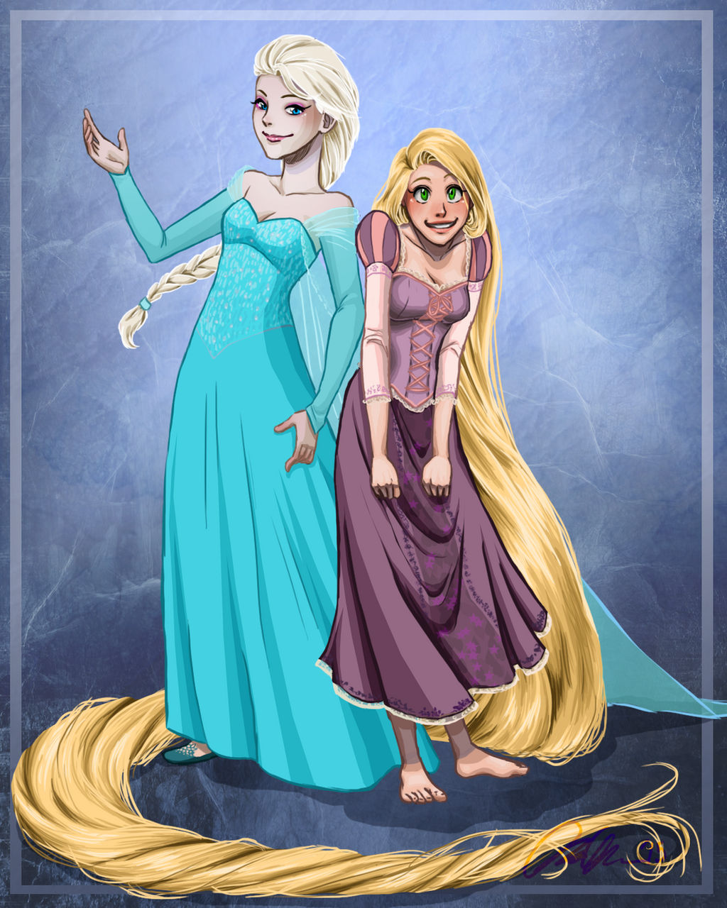 Elsa and Rapunzel