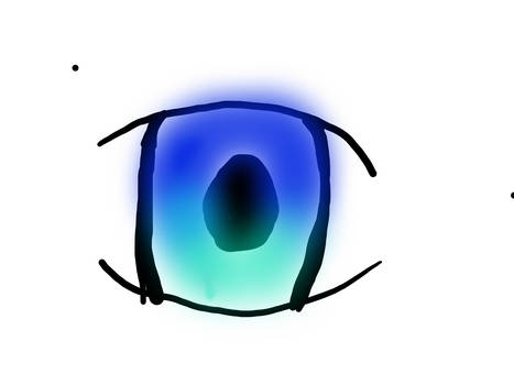 First digital art: Practice eye