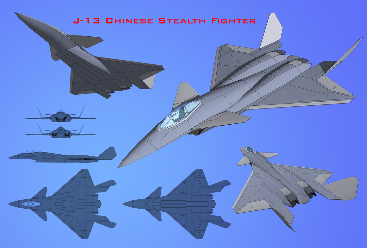 J-13 Chinese Stealth Fighter