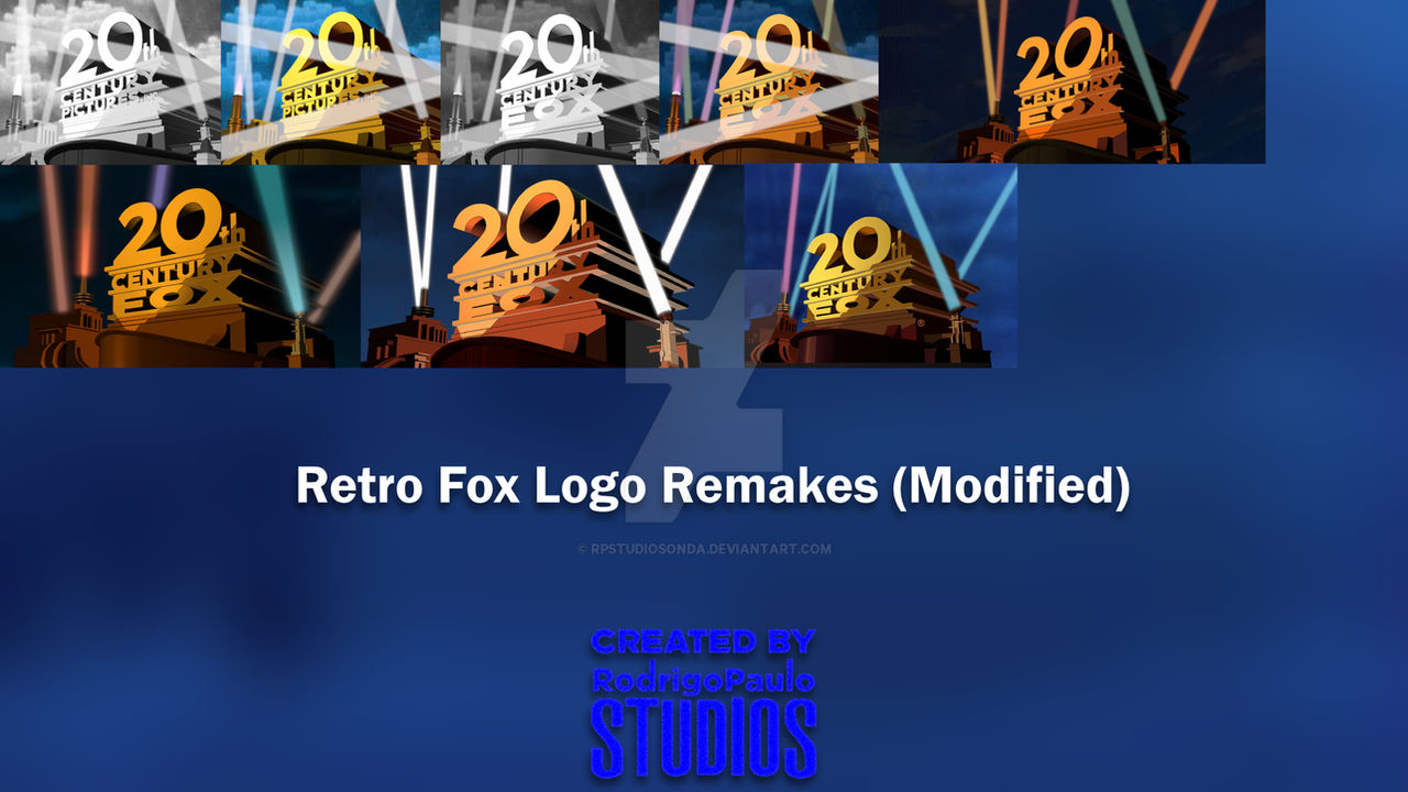 Retro Fox Logo Remakes (Modified) by RPStudiosOnDA on DeviantArt