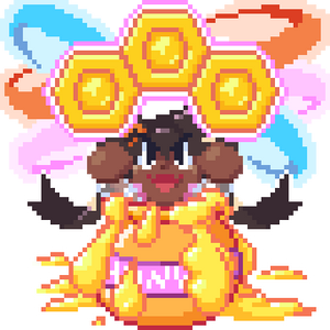 Twitch Badge Commission - Tri-Honey Badge T3