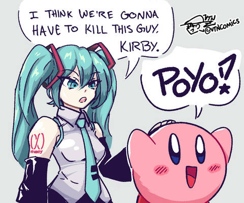 Miku and Kirby Are My Comfort Characters