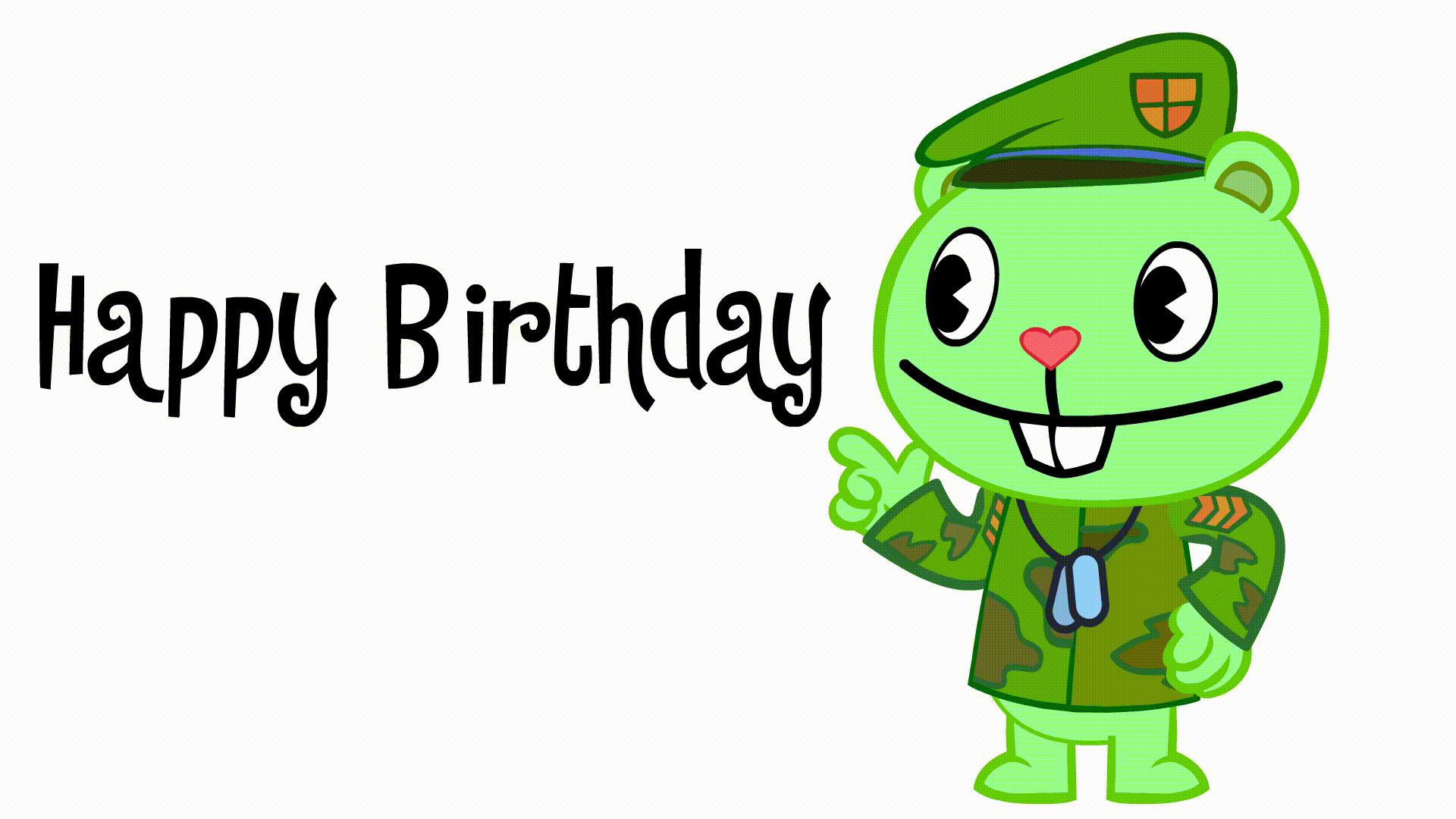 Happy birthday animation (Flippy) by NemaoHTF on DeviantArt Happy birthday animation (Flippy) by NemaoHTF on DeviantArt