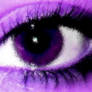 purple eye...