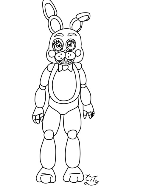 27+ Desenhos do Toy Bonnie para Imprimir e Colorir/Pintar