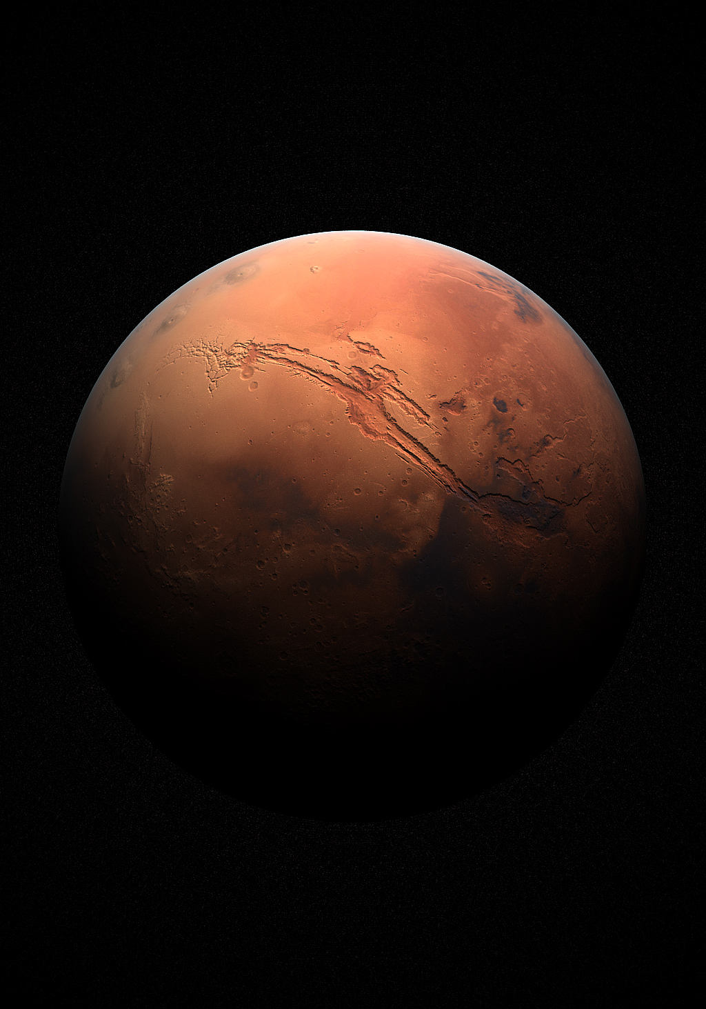 Mars with stars