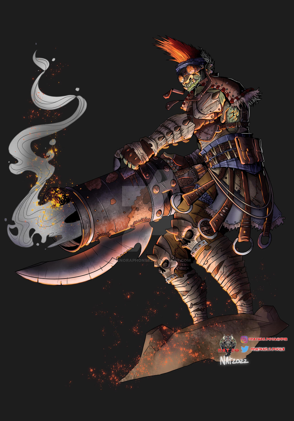 Dnd Character Design Post Apocalyptic Barbarian By Greenoraphon98 On