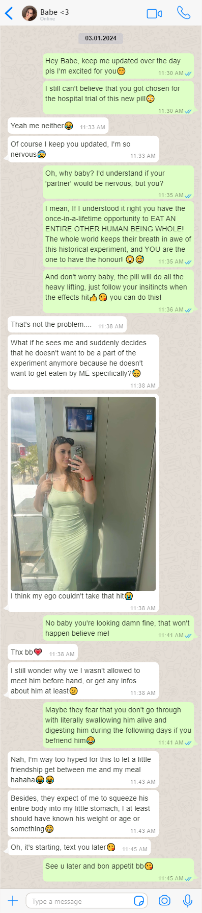 Hospital trial vore text 1 by Salbeibon on DeviantArt