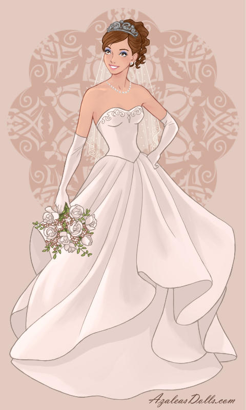 Cinderella Wedding Day ~ azaleasdolls.com  Wedding dresses cinderella,  Disney bride, Azalea dress up