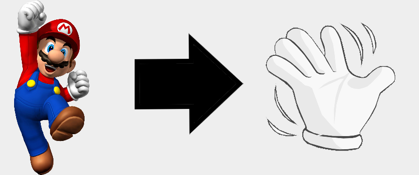 Mario's Hand by NickJrFanEst2000 on DeviantArt