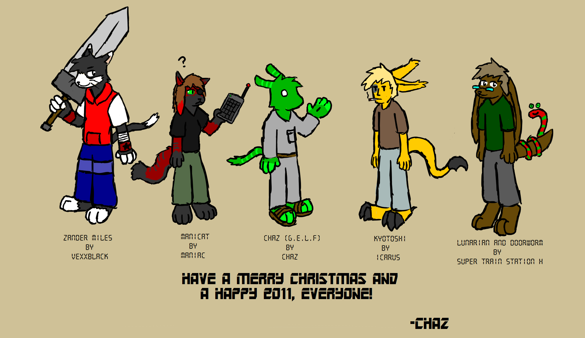 Xmas OC-Stravaganza by Chaz-GELF