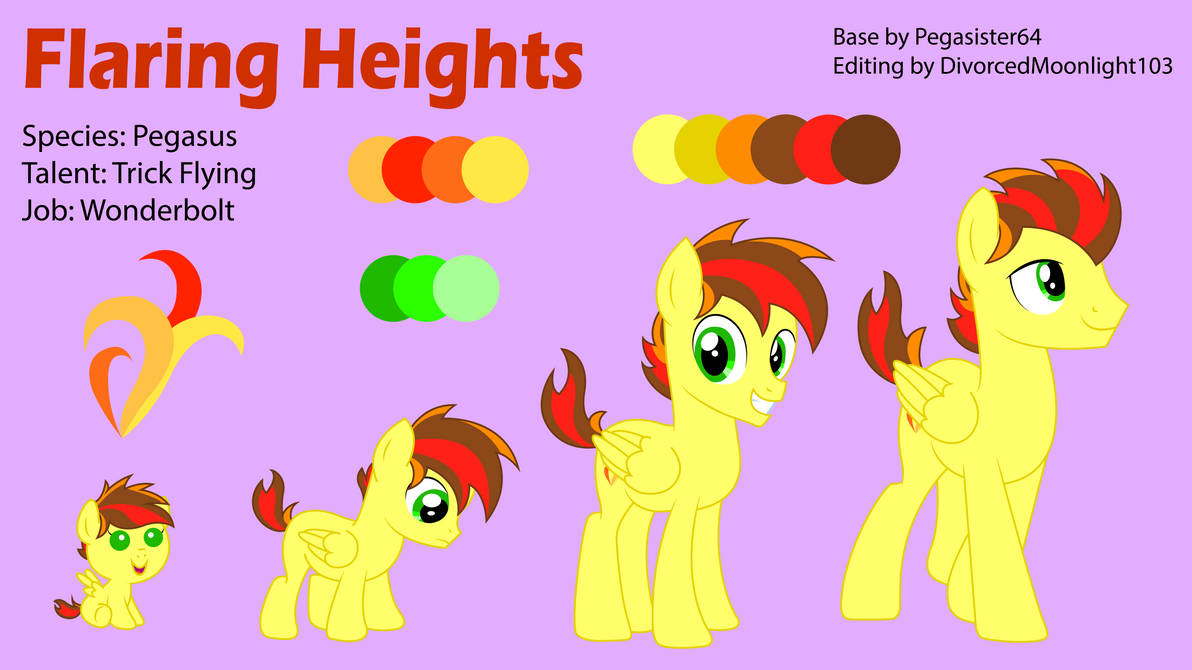 Flaring Heights Ref Sheet by DivorcedMoonlight103 on DeviantArt