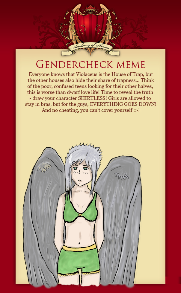 Aoh: Pandora's gendercheck