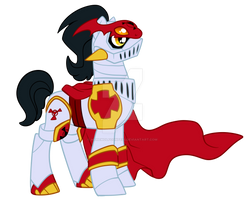 Gallantmon (pony form) by Sakuyamon