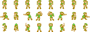 Zelda II Sprites