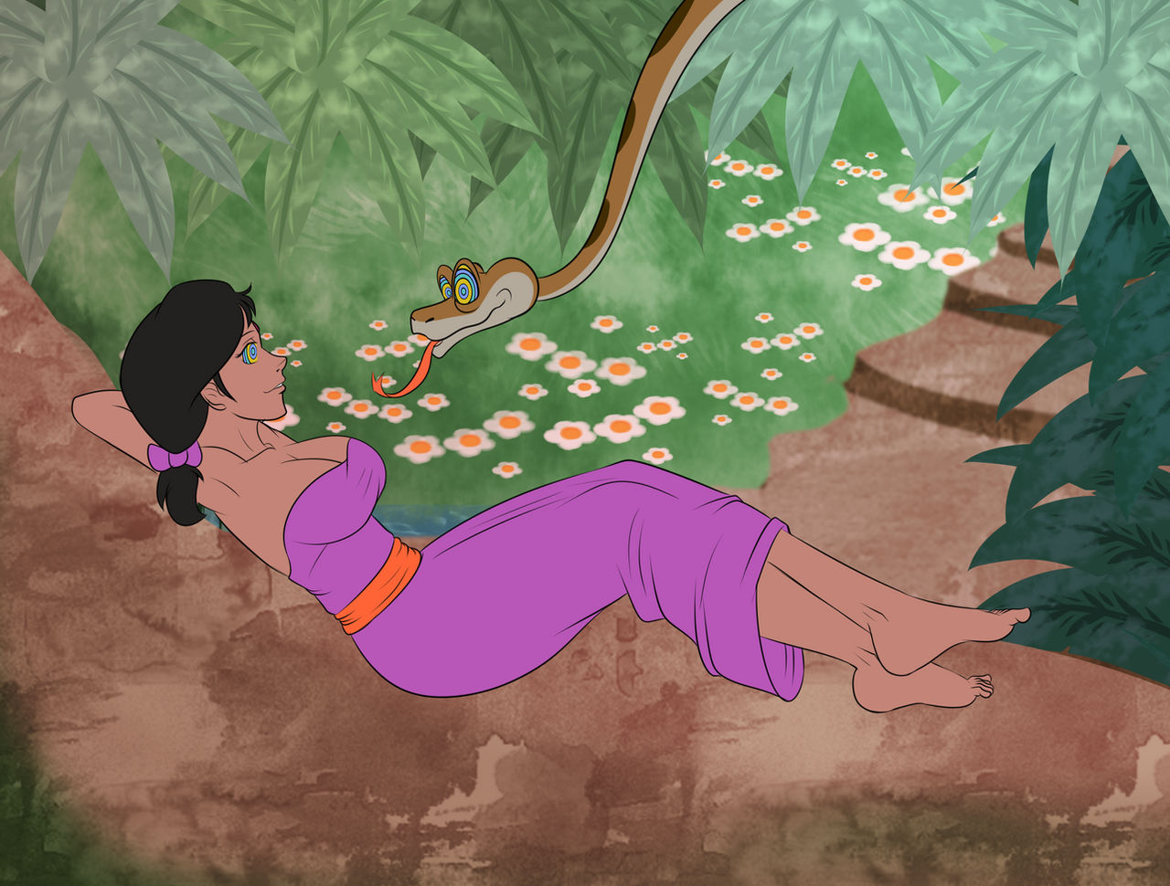 Shanti Relax And Kaa By Toongenio On DeviantArt shanti-relax-and-kaa-by-toongenio-on-deviantart