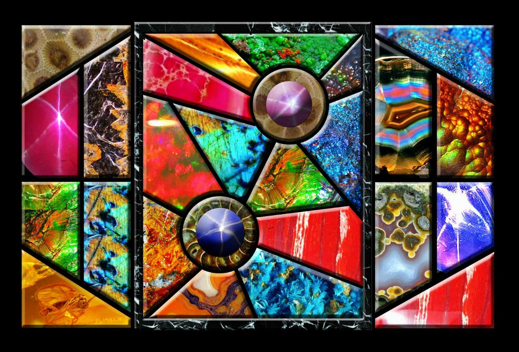 Rockcollage... Gemstones... Art by Ant by OutdoorAnt on DeviantArt