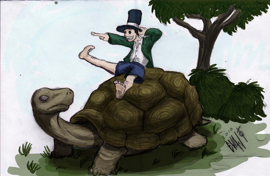 Character Riding A Turtle Turtle Riding by EpicEvanArt on DeviantArt